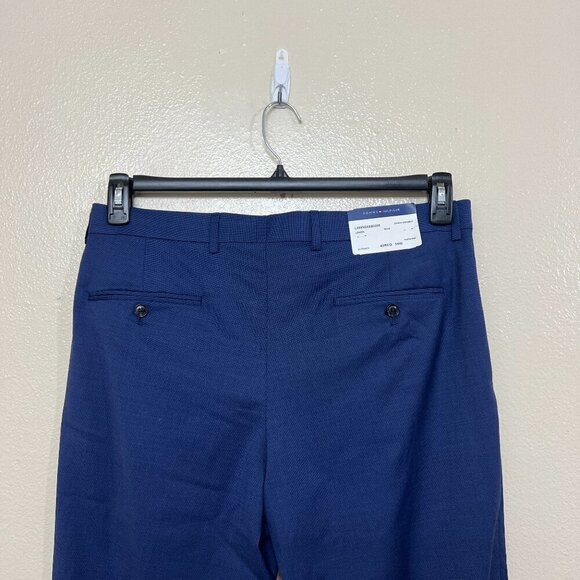 Tommy Hilfiger Slim Fit Stretch Dress Pants 36W 42R in Blue - Picture 4 of 7